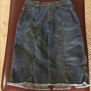 Denim & Co. Denim Skirt-Size Medium